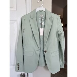 A New Day mint Green Casual Blazer Jacket size 6